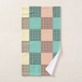 Seamless plaid pattern   bad handdoek (Handdoek)