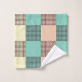 Seamless plaid pattern   bad handdoek (Wasdoekje)