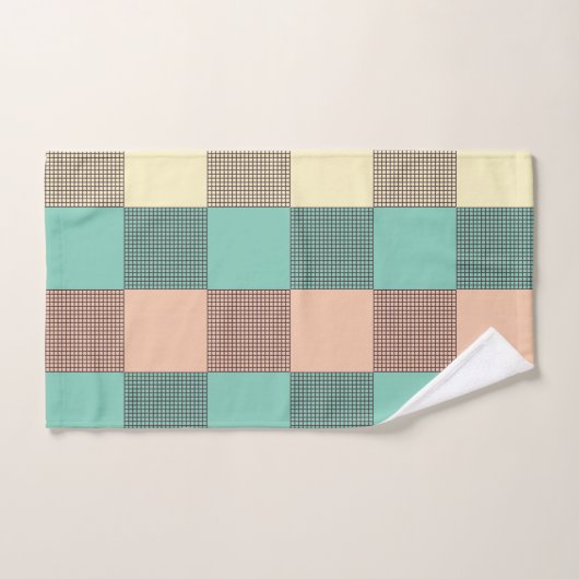 Seamless plaid pattern   bad handdoek (Handdoek)