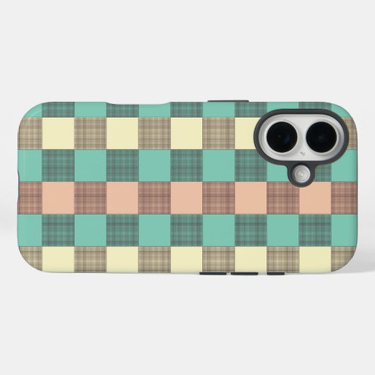 Seamless plaid pattern   Case-Mate iPhone case (Achterkant (horizontaal))