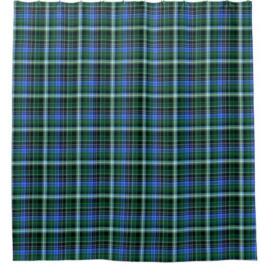 Seamless plaid pattern. Fabric pattern. Texturebac Douchegordijn (Voorkant)