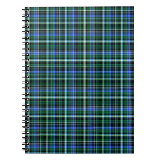 Seamless plaid pattern. Fabric pattern. Texturebac Notitieboek (Voorkant)