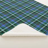 Seamless plaid pattern. Fabric pattern. Texturebac Sherpa Deken (3/4)