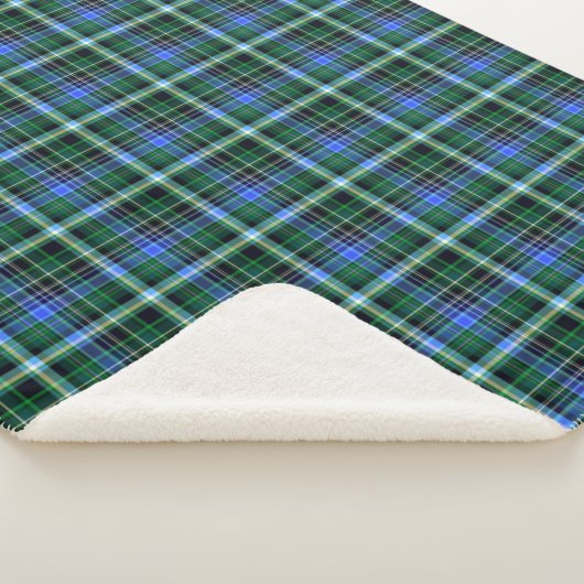 Seamless plaid pattern. Fabric pattern. Texturebac Sherpa Deken (3/4)