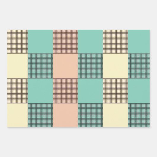 Seamless plaid pattern   inpakpapier vel (Voorkant)