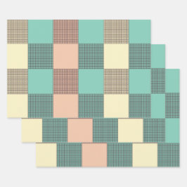 Seamless plaid pattern   inpakpapier vel