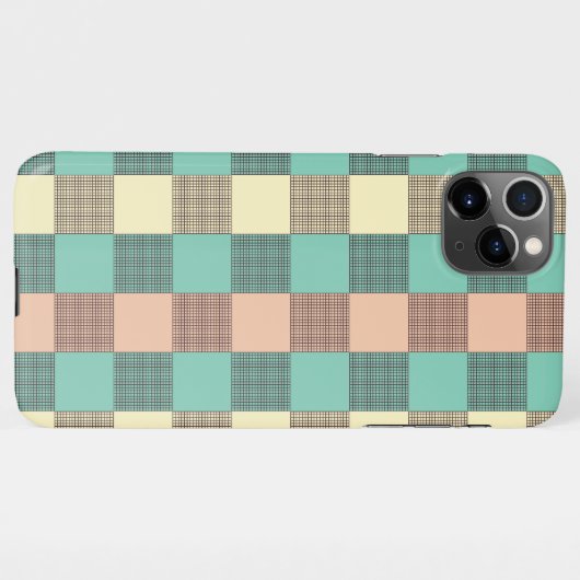 Seamless plaid pattern   iPhone hoesje (Achterkant horizontaal)