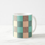 Seamless plaid pattern   koffiemok (Voorkant rechts)