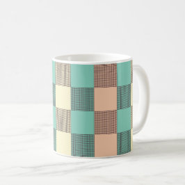 Seamless plaid pattern   koffiemok