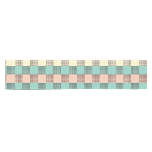 Seamless plaid pattern   korte tafelloper (Horizontaal)