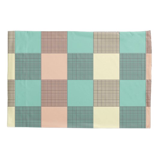 Seamless plaid pattern   kussensloop (Achterkant-Links)