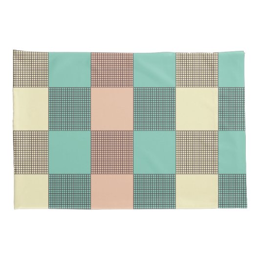 Seamless plaid pattern   kussensloop (Achterkant-Rechts)