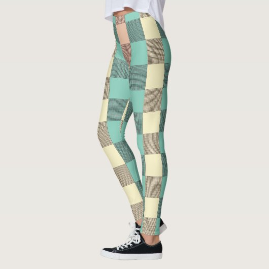 Seamless plaid pattern   leggings (Links)