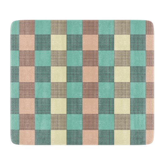 Seamless plaid pattern   snijplank (Voorkant)