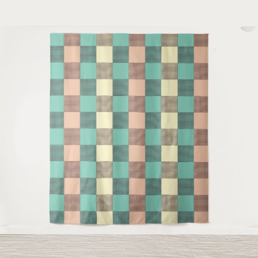 Seamless plaid pattern   wandkleed (Voorkant)