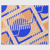 Seamless Pop Art Pattern. Abstract Color Texture w Cadeaupapier (Vlak)