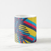 Seamless Pop Art Pattern. Abstract Color Texture w Koffiemok (Center)