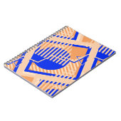 Seamless Pop Art Pattern. Abstract Color Texture w Notitieboek (Linkerzijde)