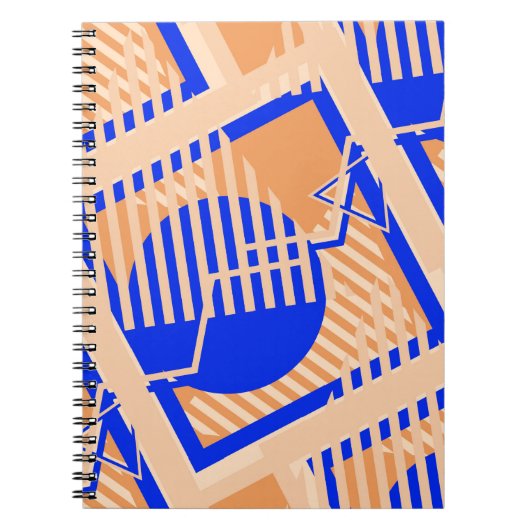 Seamless Pop Art Pattern. Abstract Color Texture w Notitieboek (Voorkant)