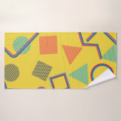Seamless Pop Art Pattern. Abstract Colorful Textur Badhanddoek (Badhanddoek)