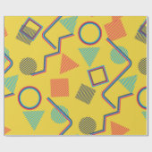 Seamless Pop Art Pattern. Abstract Colorful Textur Cadeaupapier (Vlak)
