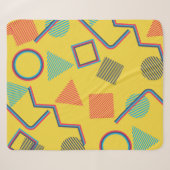 Seamless Pop Art Pattern. Abstract Colorful Textur Sherpa Deken (Voorkant (horizontaal))