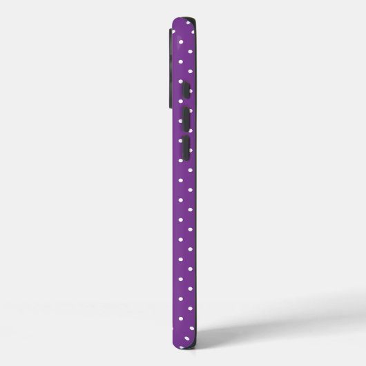 Seamless purple background polka dot pattern  Case-Mate iPhone case (Achterkant / Links)