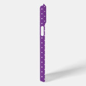 Seamless purple background polka dot pattern  Case-Mate iPhone case (Achterkant / Rechts)