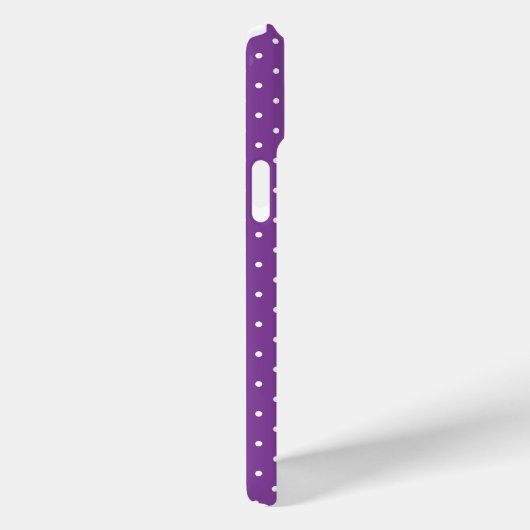 Seamless purple background polka dot pattern  Case-Mate iPhone case (Achterkant / Rechts)