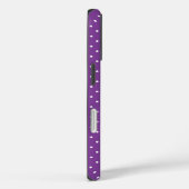 Seamless purple background polka dot pattern  Case-Mate iPhone case (Achterkant / Rechts)