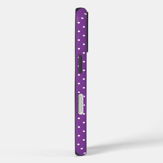 Seamless purple background polka dot pattern  Case-Mate iPhone case (Achterkant / Rechts)