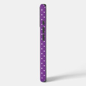 Seamless purple background polka dot pattern  Case-Mate iPhone case (Achterkant / Links)