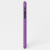 Seamless purple background polka dot pattern  iPhone hoesje (Linkerkant)