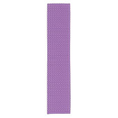 Seamless purple background polka dot pattern  korte tafelloper (Voorkant)