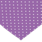 Seamless purple background polka dot pattern  korte tafelloper (Hoek)