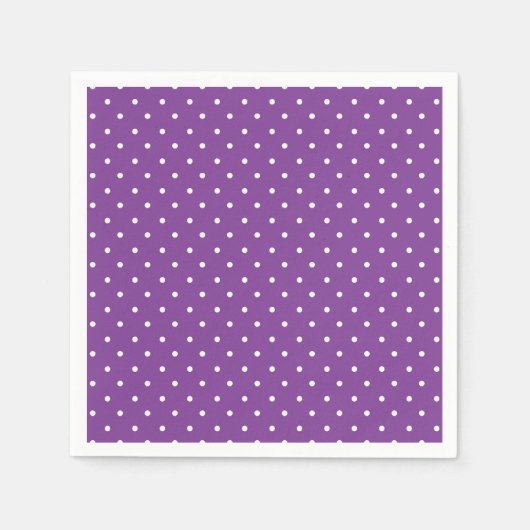 Seamless purple background polka dot pattern  servet (Voorkant)