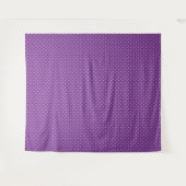 Seamless purple background polka dot pattern  wandkleed (Voorkant (horizontaal))