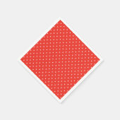 Seamless red background polka dot pattern servet (Hoek)