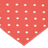 Seamless red background polka dot pattern tafelkleed (Gekanteld)