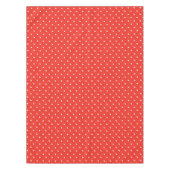 Seamless red background polka dot pattern tafelkleed (Voorkant)