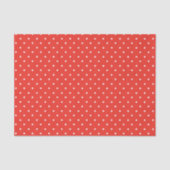 Seamless red background polka dot pattern tissuepapier (Voorkant)