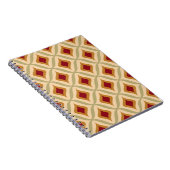Seamless retro ornamental pattern vintage illustra notitieboek (Rechterzijde)