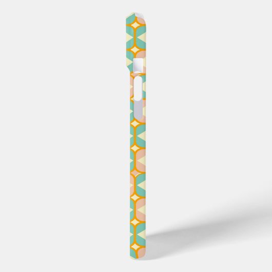 Seamless retro pattern with rounded squares Case-Mate iPhone case (Achterkant / Links)