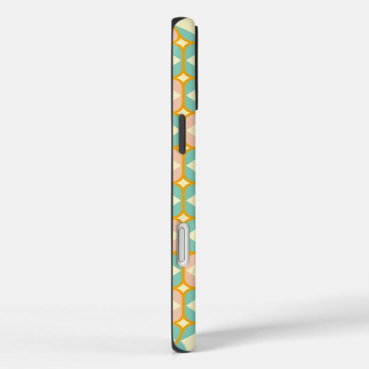 Seamless retro pattern with rounded squares Case-Mate iPhone case (Achterkant / Rechts)