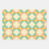 Seamless retro pattern with rounded squares inpakpapier vel (Voorkant)