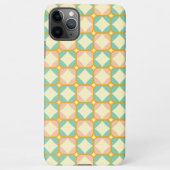 Seamless retro pattern with rounded squares iPhone hoesje (Achterkant)