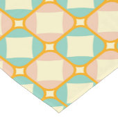 Seamless retro pattern with rounded squares korte tafelloper (Hoek)