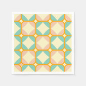 Seamless retro pattern with rounded squares servet (Voorkant)