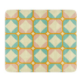 Seamless retro pattern with rounded squares snijplank (Voorkant)