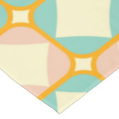 Seamless retro pattern with rounded squares tafelkleed (Gekanteld)